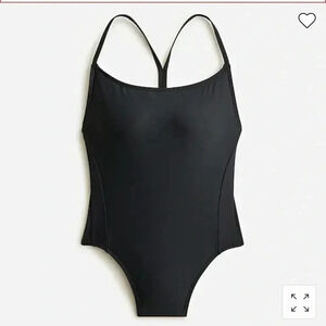 J. Crew Black One Piece Swimsuit